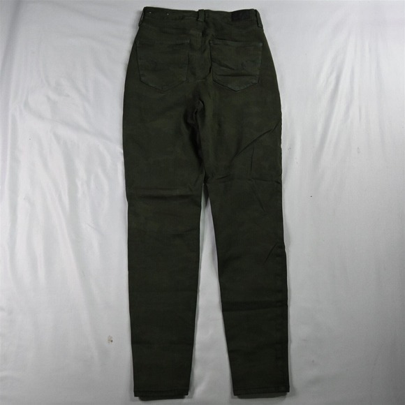 American Eagle 0 Jegging Knit Green Super Stretch Denim Womens Jeans‎ - Picture 9 of 9
